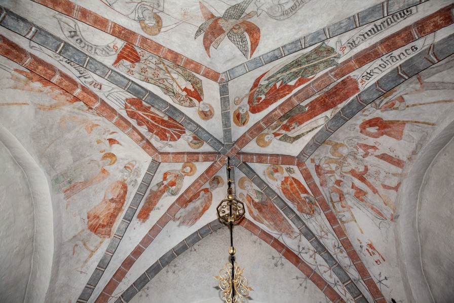 Stjernehvælv, skibet, 3. fag