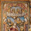 Hyrdernes tilbedelse. Mk. 5,36: Men da Jesus hørte, hvad der blev sagt, sagde han til synagogeforstanderen: »Frygt ikke, tro kun!«